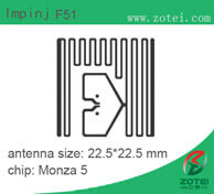 Impinj F51 RFID inlay